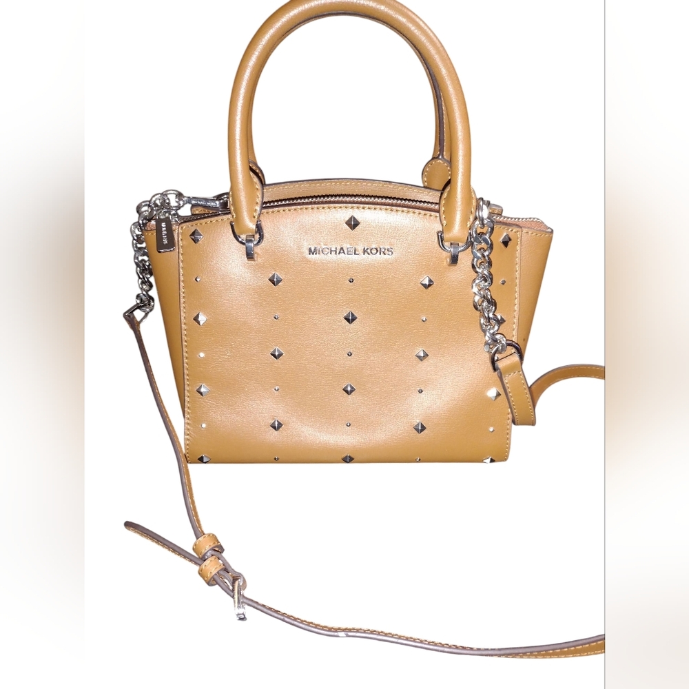 Michael Kors Tan Satchel Bag